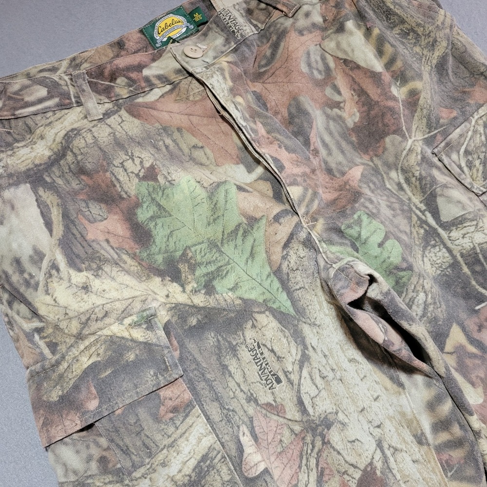 Cabelas Advantage Timber‎ Camo Cargo Pants Mens Medium Reg Hunting Tactical Gorp